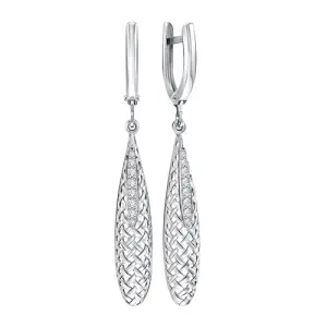 Серьги BIRYUZA серебро 90-62-0474-00 (BIRYUZA, Россия)