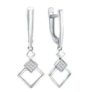 Серьги BIRYUZA серебро 90-62-0522-00 (BIRYUZA, Россия)