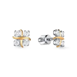 Серьги  серебро 901062415 (Россия)