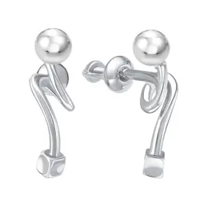 Серьги BIRYUZA серебро 91-52-0023-00 (BIRYUZA, Россия)