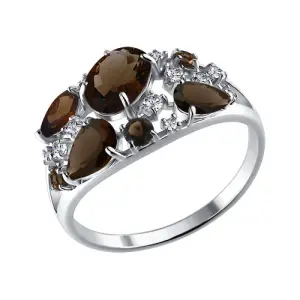 Кольцо Sokolov и Diamant серебро 92010222 (Sokolov и Diamant, Россия)