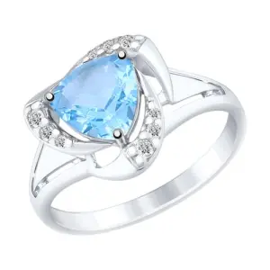 Кольцо Sokolov и Diamant серебро 92011490 (Sokolov и Diamant, Россия)