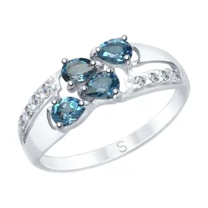 Кольцо Sokolov и Diamant серебро 92011646 (Sokolov и Diamant, Россия)