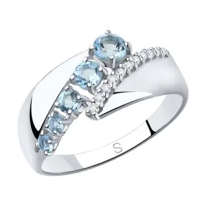 Кольцо Sokolov и Diamant серебро 92011814 (Sokolov и Diamant, Россия)