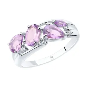 Кольцо Sokolov и Diamant серебро 92011851 (Sokolov и Diamant, Россия)