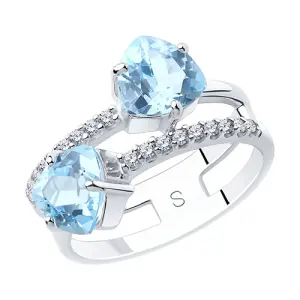 Кольцо Sokolov и Diamant серебро 92011885 (Sokolov и Diamant, Россия)