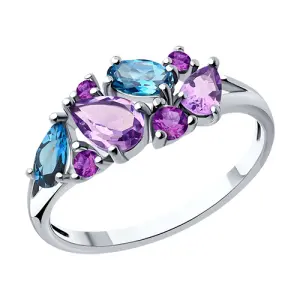 Кольцо Sokolov и Diamant серебро 92014288 (Sokolov и Diamant, Россия)