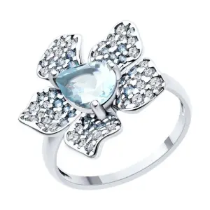 Кольцо Sokolov и Diamant серебро 92014434 (Sokolov и Diamant, Россия)