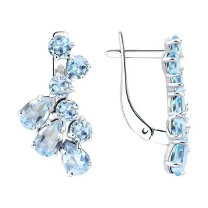Серьги Sokolov и Diamant серебро 92020006 (Sokolov и Diamant, Россия)