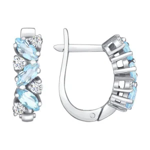 Серьги Sokolov и Diamant серебро 92020012 (Sokolov и Diamant, Россия)