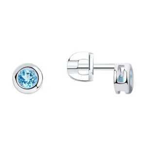Серьги Sokolov и Diamant серебро 92021081 (Sokolov и Diamant, Россия)