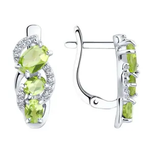 Серьги Sokolov и Diamant серебро 92021141 (Sokolov и Diamant, Россия)