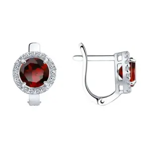Серьги Sokolov и Diamant серебро 92021164 (Sokolov и Diamant, Россия)
