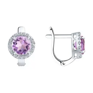 Серьги Sokolov и Diamant серебро 92021166 (Sokolov и Diamant, Россия)