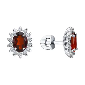 Серьги Sokolov и Diamant серебро 92021170 (Sokolov и Diamant, Россия)