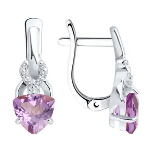 Серьги Sokolov и Diamant серебро 92021181 (Sokolov и Diamant, Россия)