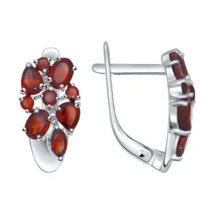 Серьги  серебро 92021248 (Sokolov и Diamant, Россия)