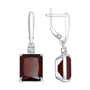 Серьги Sokolov и Diamant серебро 92021425 (Sokolov и Diamant, Россия)