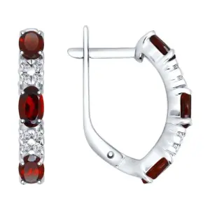 Серьги Sokolov и Diamant серебро 92021431 (Sokolov и Diamant, Россия)