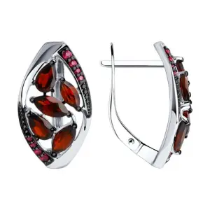 Серьги Sokolov и Diamant серебро 92021500 (Sokolov и Diamant, Россия)