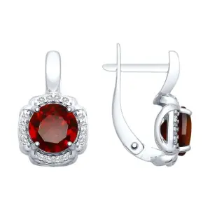 Серьги Sokolov и Diamant серебро 92021681 (Sokolov и Diamant, Россия)