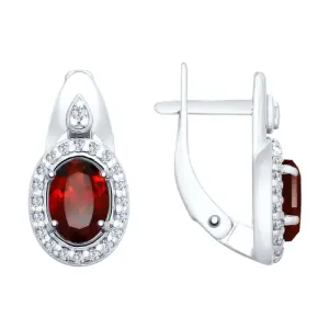 Серьги Sokolov и Diamant серебро 92021685 (Sokolov и Diamant, Россия)