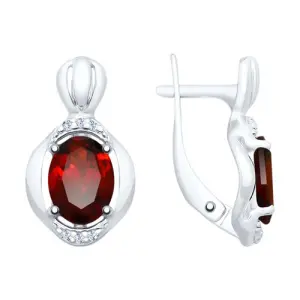 Серьги Sokolov и Diamant серебро 92021689 (Sokolov и Diamant, Россия)