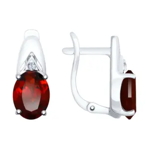 Серьги Sokolov и Diamant серебро 92021693 (Sokolov и Diamant, Россия)