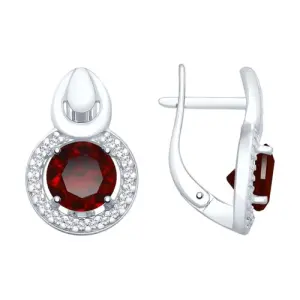 Серьги Sokolov и Diamant серебро 92021730 (Sokolov и Diamant, Россия)