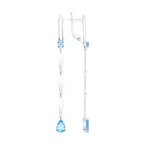 Серьги Sokolov и Diamant серебро 92021761 (Sokolov и Diamant, Россия)