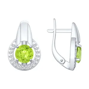Серьги Sokolov и Diamant серебро 92021776 (Sokolov и Diamant, Россия)