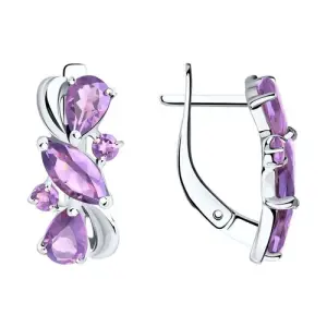 Серьги Sokolov и Diamant серебро 92021803 (Sokolov и Diamant, Россия)