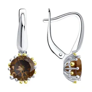 Серьги Sokolov и Diamant серебро 92021917 (Sokolov и Diamant, Россия)