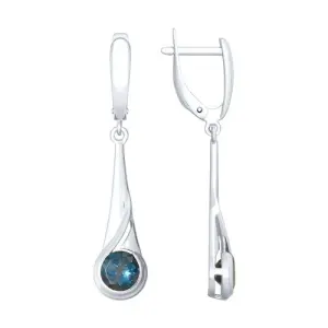 Серьги Sokolov и Diamant серебро 92021922 (Sokolov и Diamant, Россия)