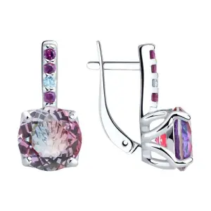 Серьги Sokolov и Diamant серебро 92021924 (Sokolov и Diamant, Россия)