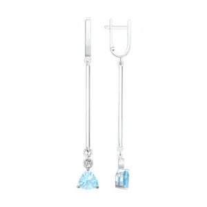 Серьги Sokolov и Diamant серебро 92021953 (Sokolov и Diamant, Россия)