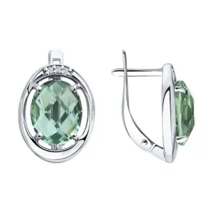 Серьги Sokolov и Diamant серебро 92022007 (Sokolov и Diamant, Россия)