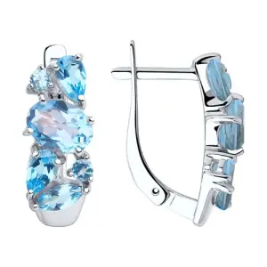 Серьги Sokolov и Diamant серебро 92022014 (Sokolov и Diamant, Россия)