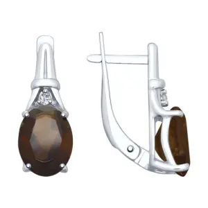 Серьги Sokolov и Diamant серебро 92022027 (Sokolov и Diamant, Россия)