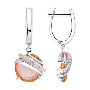 Серьги Sokolov и Diamant серебро 92022035 (Sokolov и Diamant, Россия)