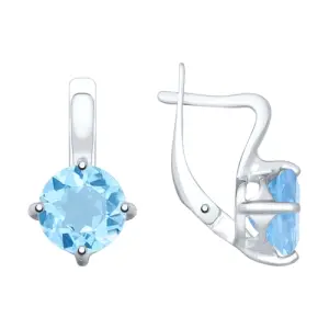 Серьги Sokolov и Diamant серебро 92022036 (Sokolov и Diamant, Россия)