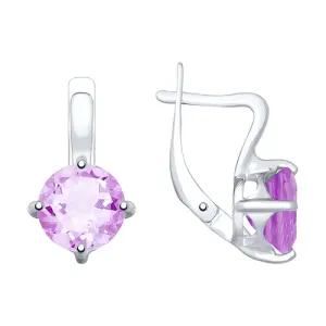 Серьги Sokolov и Diamant серебро 92022037 (Sokolov и Diamant, Россия)