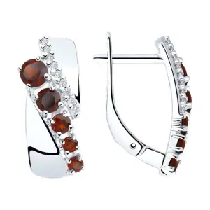 Серьги Sokolov и Diamant серебро 92022050 (Sokolov и Diamant, Россия)