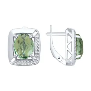 Серьги Sokolov и Diamant серебро 92022052 (Sokolov и Diamant, Россия)