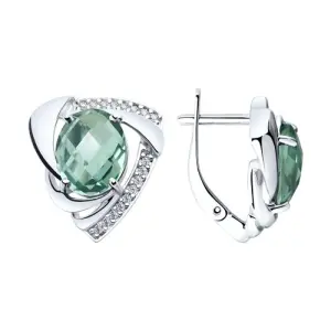 Серьги Sokolov и Diamant серебро 92022059 (Sokolov и Diamant, Россия)