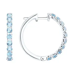 Серьги Sokolov и Diamant серебро 92022140 (Sokolov и Diamant, Россия)