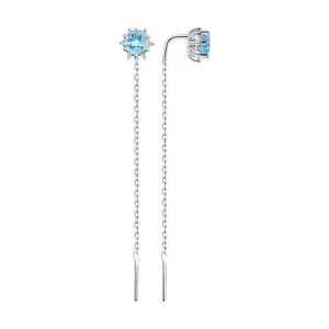 Серьги Sokolov и Diamant серебро 92022158 (Sokolov и Diamant, Россия)