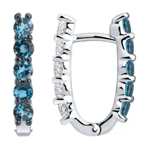 Серьги Sokolov и Diamant серебро 92022235 (Sokolov и Diamant, Россия)