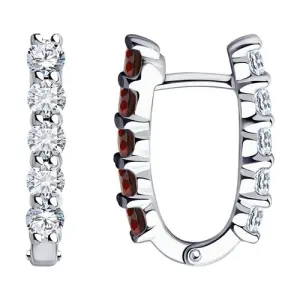 Серьги Sokolov и Diamant серебро 92022236 (Sokolov и Diamant, Россия)