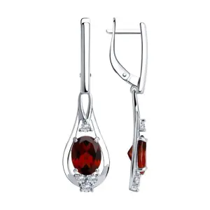 Серьги Sokolov и Diamant серебро 92022278 (Sokolov и Diamant, Россия)